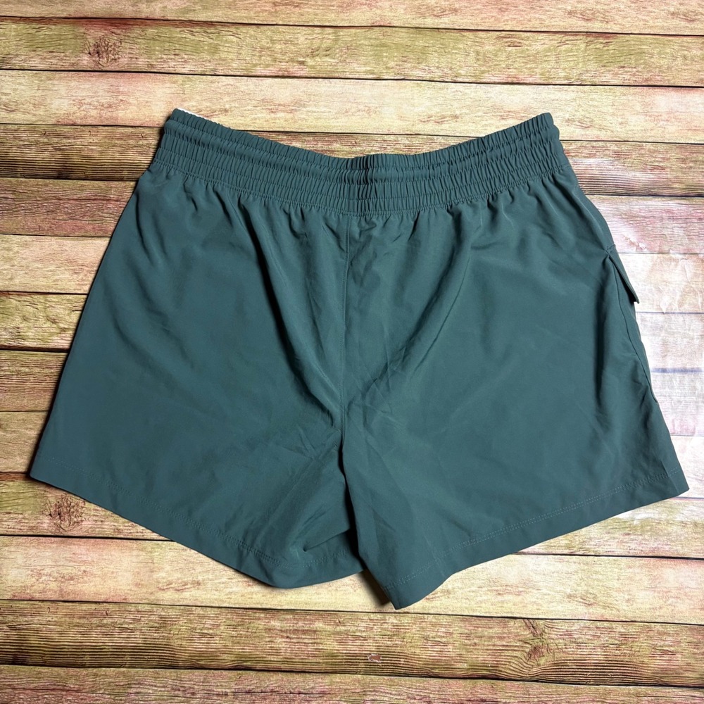 Old Navy StretchTech High Rise Cargo Shorts Green 5 Inch Inseam Large NWT gorp